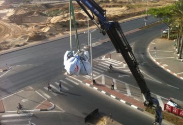 פינוי פסול בניין על ידי חברת שחר צדיק