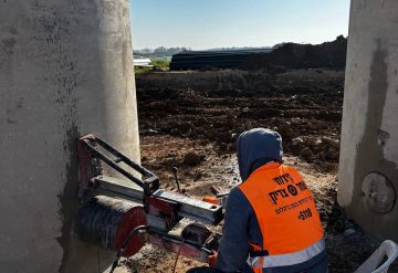 ניסור וקידוח בצינורות בטון באור יהודה